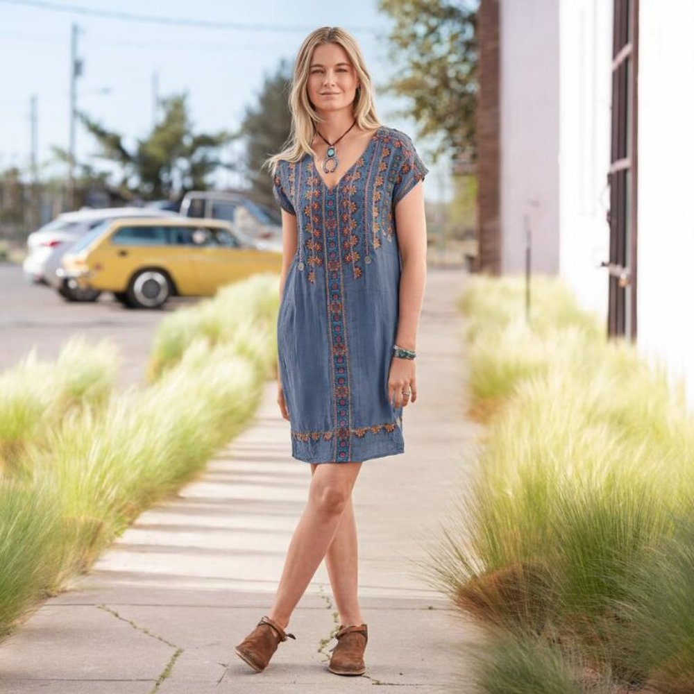 SUNDANCE Garden Melody Dress S NWT